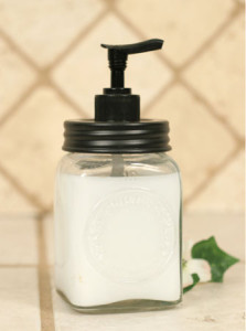 CT360115D Mini Dazey Butter Churn Jar Soap Dispenser