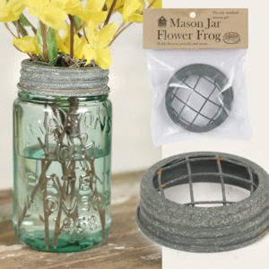 Mason Jar Flower Frog