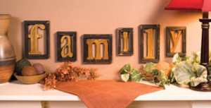 HD68485 Family Framed Letters