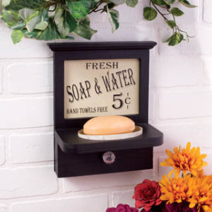 Soap & Towel Holder